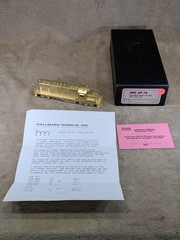 Hallmark Models EMD GP-7R Chop-Nose Round Cab Roof ATSF 2000 Class HO Brass