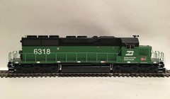 HO Athearn RTR 93543 Burlington Northern SD40 Diesel Locomotive BN #6318