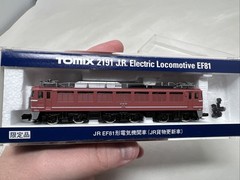 Tomix Japan 2191 Electric Locomotive Type EF81 in Red – N Scale 1:150