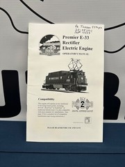 Mth Premier E-33 Rectifier Electric Engine w/ Protosound 2 Manual