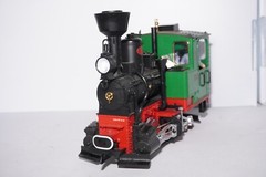 Bod ] LGB G Scale 70302 Starterset Locomotive Moncalieri with Sound + 2 Cars
