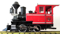 LGB 2017D CUSTOMIZED L.G.B. 0-4-0 STEAM ENGINE W/ SMOKE