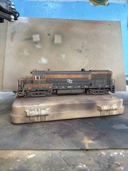Ho Scale Bowser Custom Patched & Weathered LTEX- EX GN U25B DCC & Sound