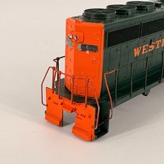Athearn HO Western Pacific EMD GP40-2 Locomotive WP 3557 SHELL ONLY