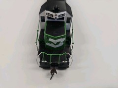 Athearn HO Scale Blue Box SD40-2 Burlington Northern BN 6912 Runs Well.