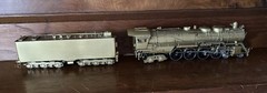 Key Limited Imports-3751 class 4-8-4 Northern Santa Fe, Brass Engine & Tender HO