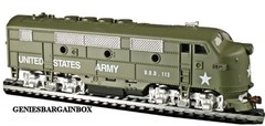 HO Scale UNITED STATES ARMY F2-A DIESEL LOCOMOTIVE Model Power New 96813