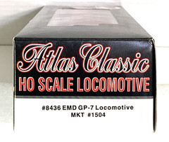 Atlas Classic HO Scale 8436 EMD GP-7 Locomotive MKT 1504 NIB