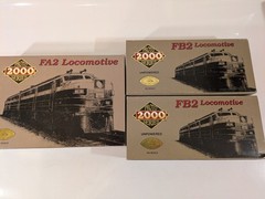 HO EMD FA2/FA2/FB2 Set (1 Pwd) Canadian Pacific DC NIB NOS # 4042/50/468