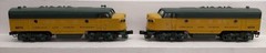 Williams F7-206 O C&NW EMD F-7 AA Diesel Locomotive Set #4047/4076 (3-Rail) EX