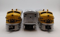 MTH 30-20632-1 O Scale Santa Fe F-3 ABA Diesel Locomotive Set w/ Proto-Sound 3.0