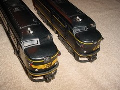 Lionel ERIE # 2032 A Alco Diesel Engine & Non-Powered 0-027