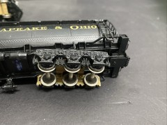Vtg 1964 GEM OLYMPIA BRASS CHESAPEAKE & OHIO C&O 4-8-2 CLASS J2 LOCOMOTIVE B.3