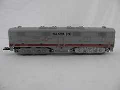 Vintage Marx Trains O Gauge Santa Fe Diesel B Unit Locomotive #1095B EX