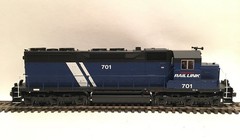 HO Atlas 9247 Montana Rail Link SD35 Low Nose Diesel Locomotive MRL #701