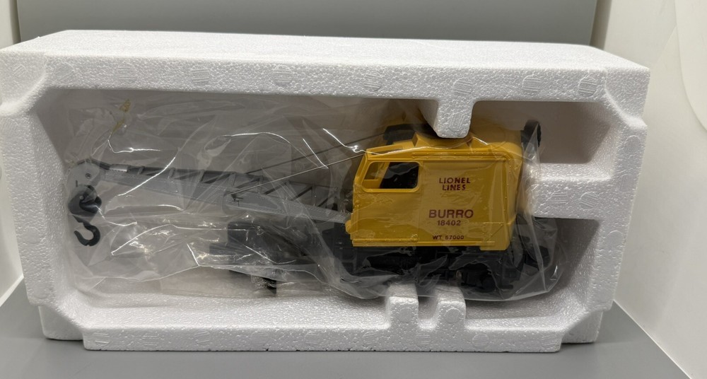 Vintage Lionel Postwar Operating Burro Crane No. 3360 with Sales Box.