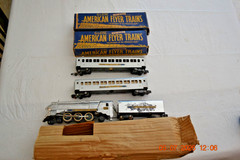AMERICAN FLYER S Gauge 356 SILVER & 655 Passenger Cars Set