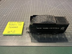 Marx O Train VERY RARE “PLASTIC TOP” Marlines Tinplate Tender w/Knuckle Coupler