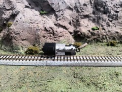 RARE N Scale Life Like Blue Bell 0-6-0 Steam Locomotive Switcher Tank Engine use
