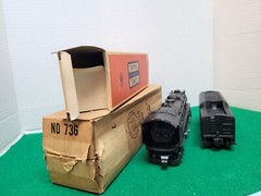 Lionel 736 With 2046W With Original Boxes has same boiler front as the 1964 773
