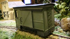 ON30 , FREIGHT BOX CAB KIT ,NEEDS MODEL POWER HO PLYMOUTH DONOR TO RUN
