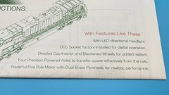 Kato HO GE C44-9W Dash 9 Santa Fe #669 DCC Ready New Old Stock 37-6157