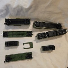 VTG Bachmann MASH 4077th Supply Train HO Scale Set Engine Cars Green Camo Manual
