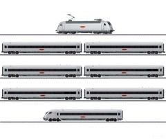 Marklin 26931 HO DB AG Metropolitan Express Train (MET) Train Set