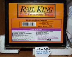Rail King MTH Electric Trains 4-6-2 Forty-Niner Steamer No. 30-1139-1 NEW IN BOX