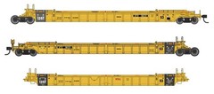 55831 Walthers HO NSC Articulated 3-Unit 53′ Well Car TTX #787329
