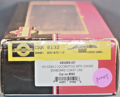 HO Intermountain 49328S EMD SD40-2 CLINCHFIELD CRR #8132 DCC Sound Custom Number