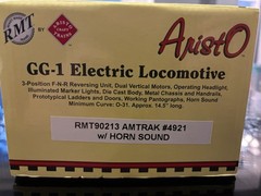 AristO Amtrak GG-1 O Gauge Electric Locomotive RMT90213 Lights/Sound