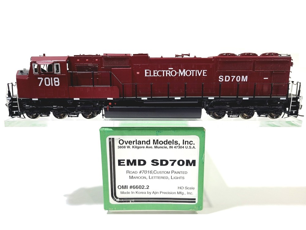 Overland OMI EMD SD70M Demo Demonstrator #7018 HO Brass Model #6602.2