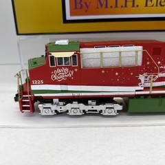 MTH RailKing 30-20974-1e Santa Christmas ES44AC Diesel PS.3 O Gauge New #1225