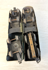 Marx Train Lot of 3 Baltimore & Ohio O Gauge #62 Locomotive, Caboose & Dummy
