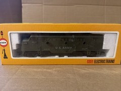 Vintage Cox HO Scale US Army F3 Diesel Locomotive 6111-6 MIB