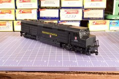 down 3 axles 14.0oz Pennsylvania PRR 1473 FP45 Motor Works, needs TLC /RCT