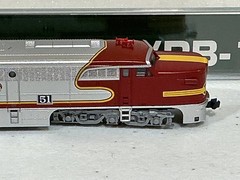 N scale Kato #106-0501 Santa Fe PA-1 & PB-1 SF Loco set NEW Test Ran 3.1.1