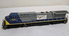 Broadway Limited Blue Line 5057 GE AC6000 CSX #5000 HO