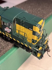 HO Scale Overland Models Brass CNW Alco RSD-5 Hammerhead #1688 TESTED