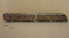 Unknown F3 A-B Set for Parts AS-IS Brass HO Possible Tetsudo