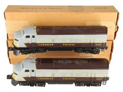 Lionel 2373 Vintage O Canadian Pacific F3 AA Diesel Locomotive Set/Box