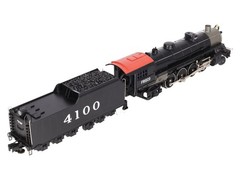 Lionel 6-18030 O Gauge Frisco 2-8-2 Mikado Steam Locomotive & Tender #4100 EX