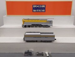 Lionel 6-18043 O Chesapeake & Ohio Streamlined Hudson & Tender #490 with RSII EX