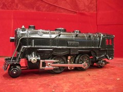 VTG Marx 999 Diecast Steam Engine Locomotive O Gauge 2-4-2~TESTED RUNS #12