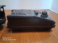O Gauge 2-6-2 Steam Locomotive Black 237 with Tender Diecast Plastic Model