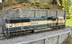HO Scale Athearn Genesis EMD Sd70MAC PRLX #9559 Weathered DCC/Sound/LNIB