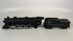 american flyer 283 locomotive And Chicago North western Tender W/ Cardboard Wrap