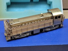 Vintage Alco Models: – Brass Alco 1000 HP Switcher S-2 Cat. No. D-129 w/ Box