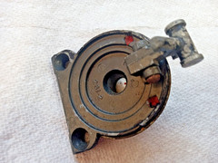 VINTAGE PREWAR LIONEL TRAIN STEAM ENGINE 261 249E FRONT BOILER HATCH W/ LATCH H6